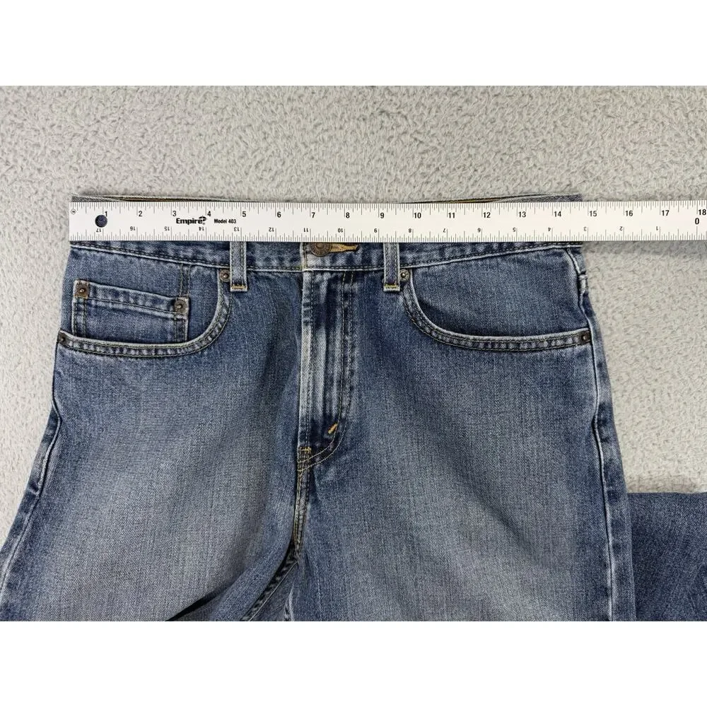 Levi Strauss 569 Blue Jeans Loose Straight Sz 29x27 Red Tag Label LOOSE STRAIGHT